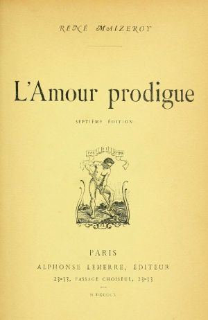 [Gutenberg 64222] • L'amour prodigue